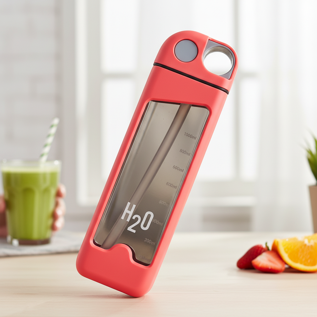 Professional H2O bottle product shot